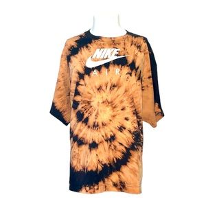 Custom tie-dye black Nike shirt size 3X